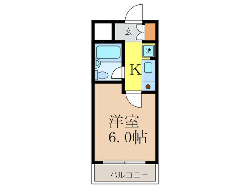 間取図 ｾﾙﾌﾊｲﾑ茨木