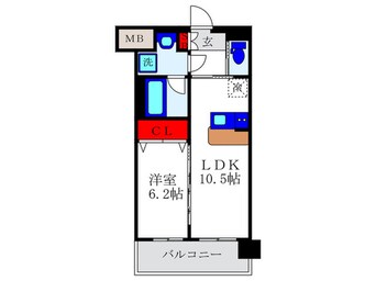間取図 プレジオ豊中