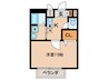 テンダ－西浦 1Kの間取り
