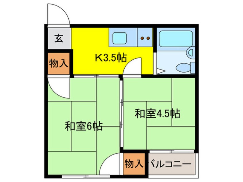 間取図 出戸マンション