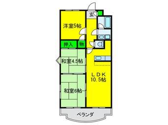 間取図 湯川マンション鳳