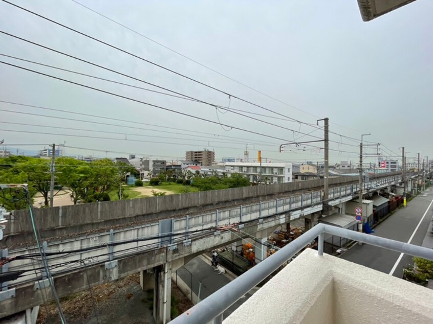 室内からの展望 湯川マンション鳳