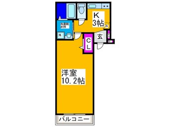 間取図 フジパレス百舌鳥赤畑町Ⅲ番館