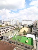 室内からの展望 グルパ十三マンション