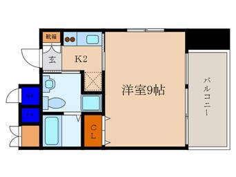 間取図 ベラジオ四条烏丸(407)