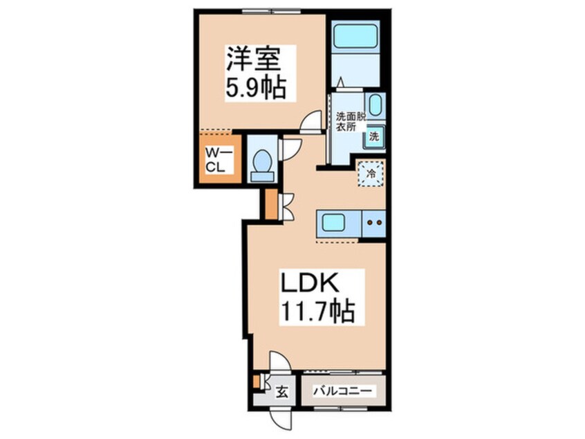 間取図 フェリーチェ関空