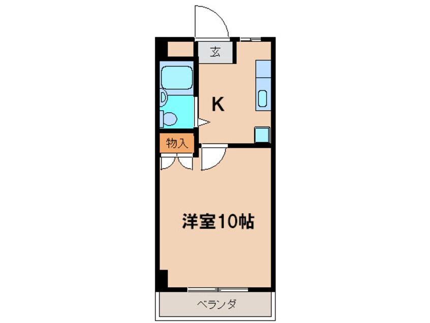 間取図 ﾄﾞﾐﾉｺﾝﾄﾚｰﾙ