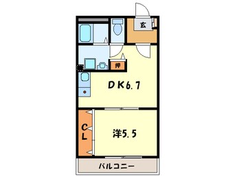 間取図 ウエスト・リヴァ－