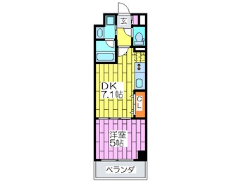 間取図 ＢＲＡＶＩ南堀江