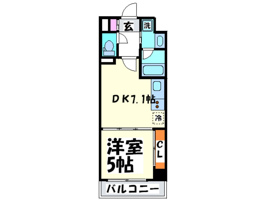 間取図 ＢＲＡＶＩ南堀江