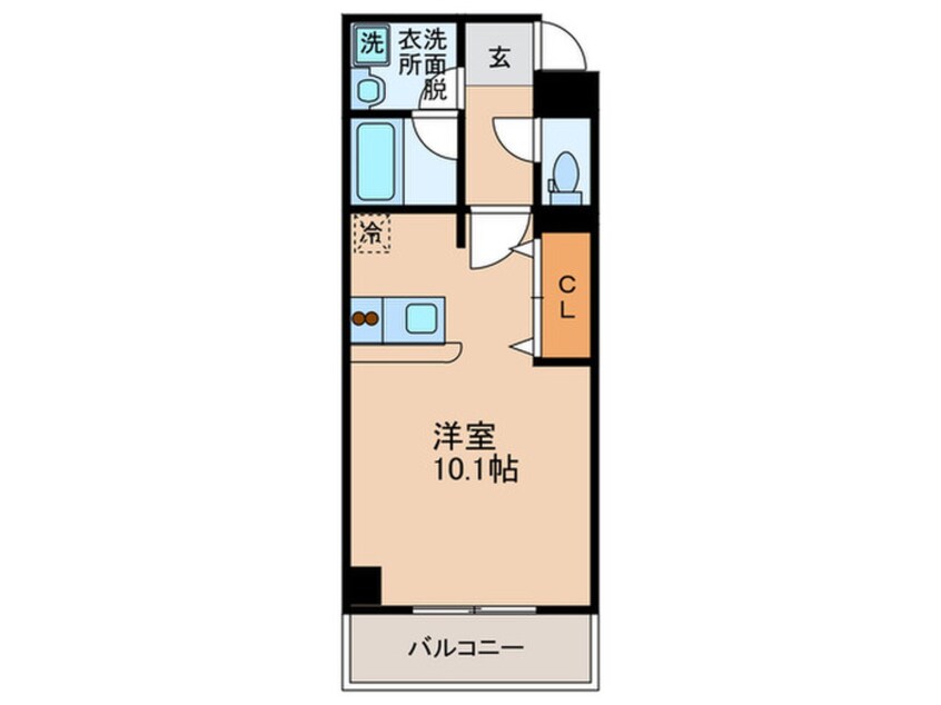 間取図 ＢＲＡＶＩ南堀江