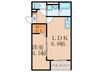 ＳＯＬ猪名寺 1LDKの間取り