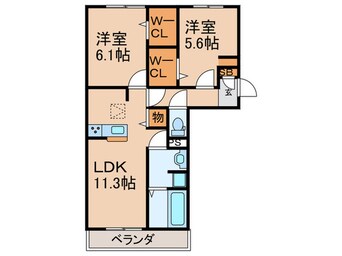 間取図 SinfariaYUZATO　A棟