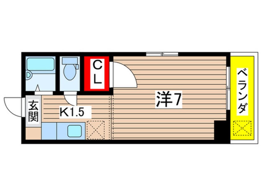 間取図 パビヨン宇多野