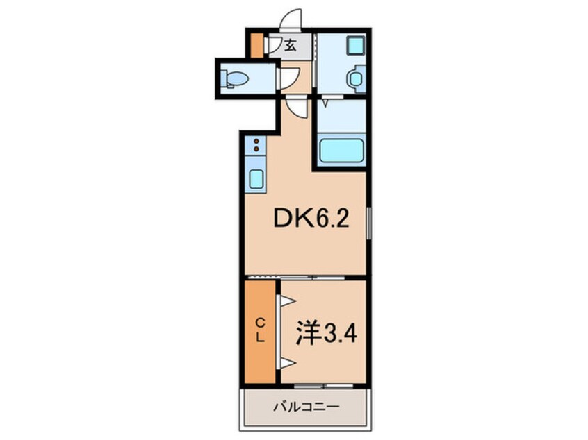 間取図 ココングランジュール芦屋西2