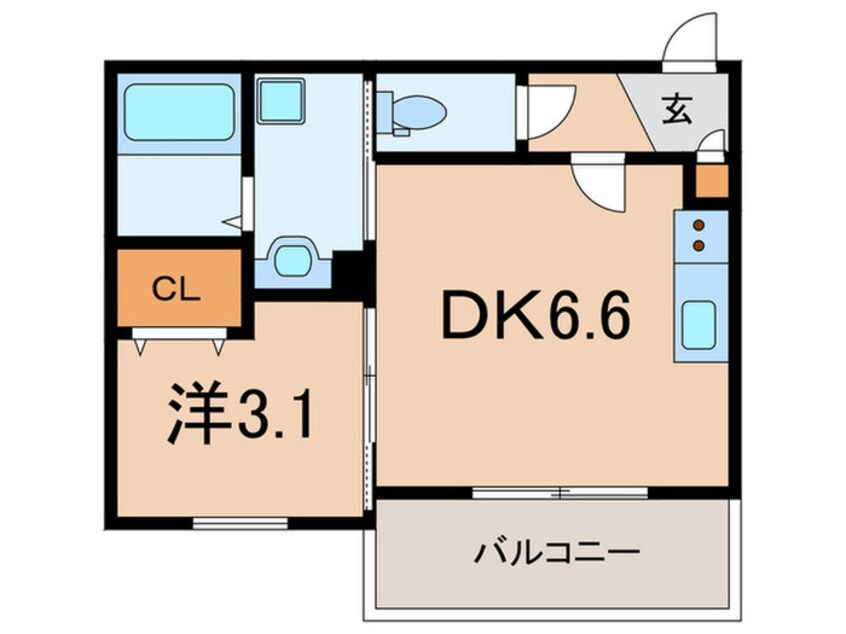 間取図 ココングランジュール芦屋西2