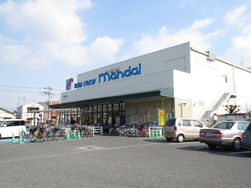 万代　松原店(スーパー)まで140m セジュ－ルＦ Ａ棟