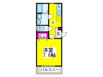 間取図 メゾン・ド・コリーヌ上野芝