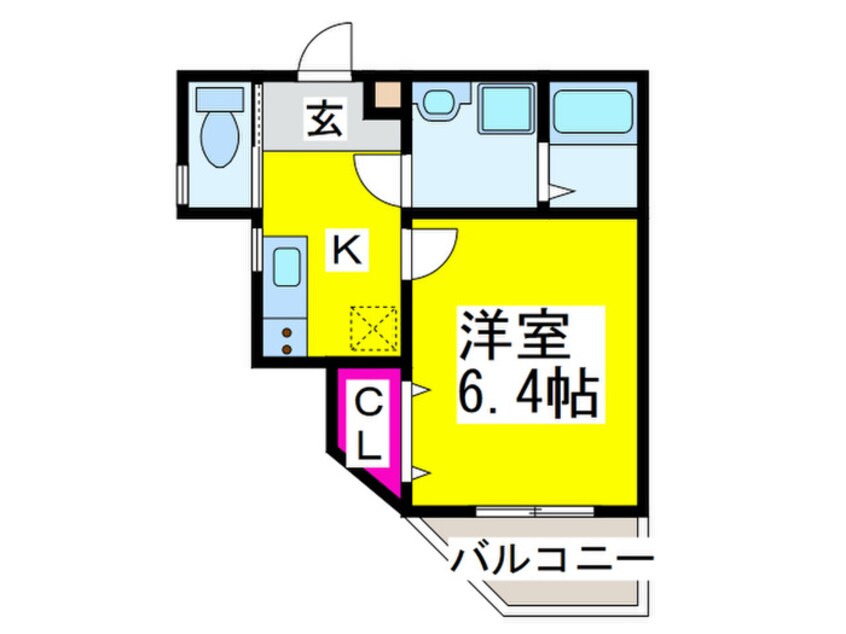 間取図 メゾン・ド・コリーヌ上野芝