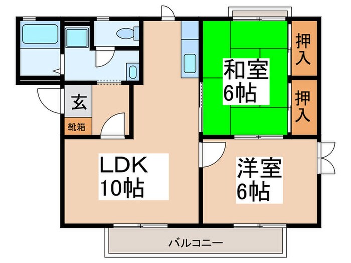 間取り図 ディアスかわさきＢ棟