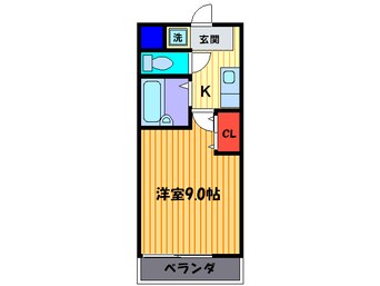 間取図 トゥル－西ノ京