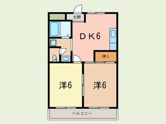 間取図 サンハイツマヤ