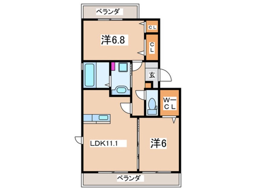 間取図 エクシード文の里