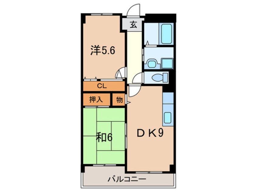間取図 エスポワールダイエイ