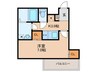 仮）AILE柴島 1Kの間取り