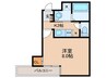 仮）AILE柴島 1Kの間取り