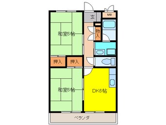間取図 ジュネス春日