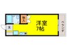 マルワハイツⅡ 1Rの間取り