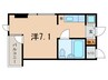 夙川羽衣町ﾊﾟｰｸﾊｲﾑⅡ（403） 1Rの間取り