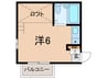 カサヴェルデ 1Rの間取り