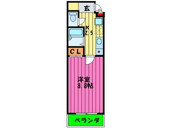 間取図 アヴェ－レ太子橋