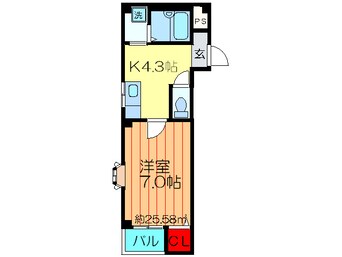 間取図 メゾンドオ－ブⅡ