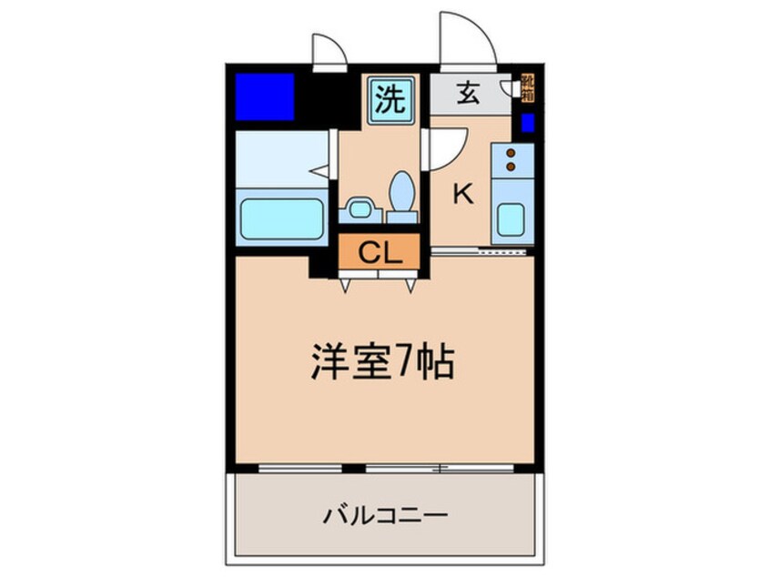 間取図 ベラジオ四条烏丸(903)