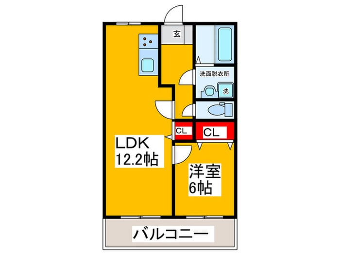 間取り図 レジデンスサカタ
