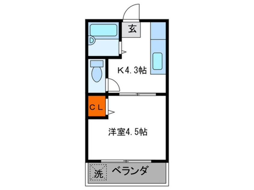 間取図 セントラル修学院