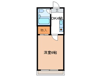 間取図 シャトーウエダマンション