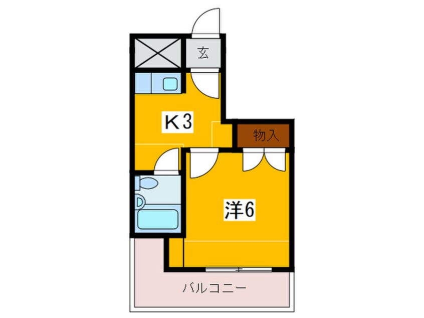 間取図 シャトーウエダマンション