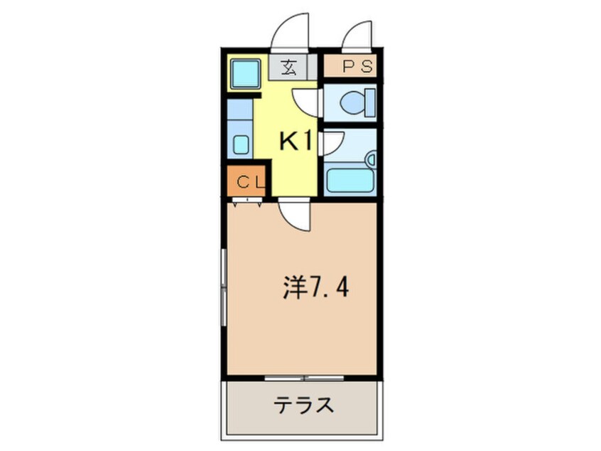 間取図 シティハウス仁川Ⅱ