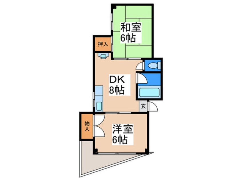 間取図 ピュアコート清風