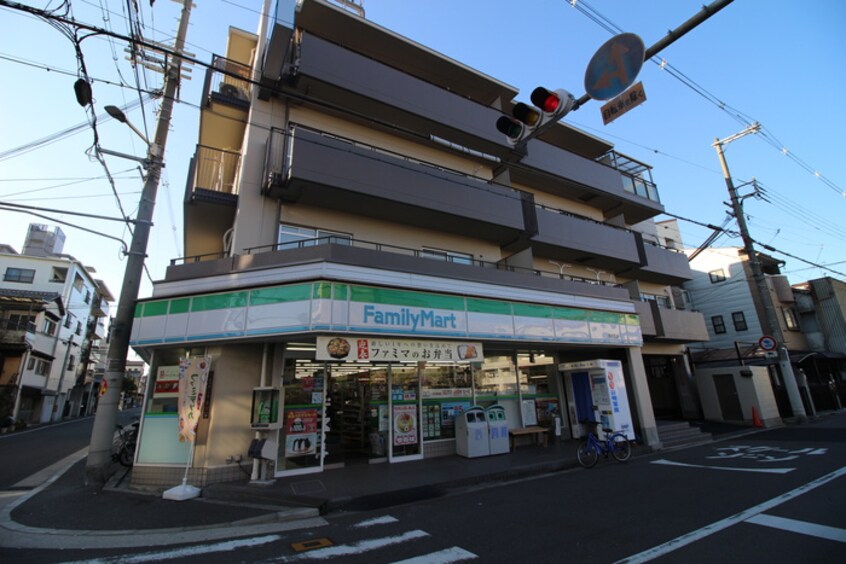 ファミリーマート長居西店(コンビニ)まで100m ピュアコート清風