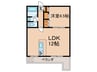 日和マンション 1LDKの間取り