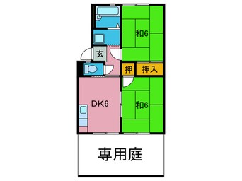 間取図 プレジ－ルＦ