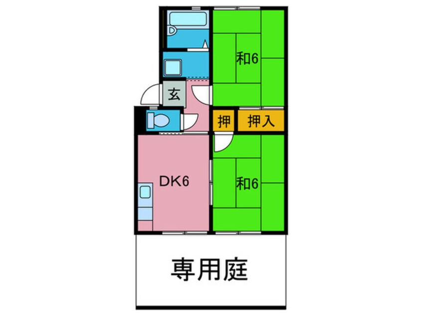 間取図 プレジ－ルＦ