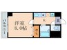グッドライフ南草津Ⅰ 1Kの間取り