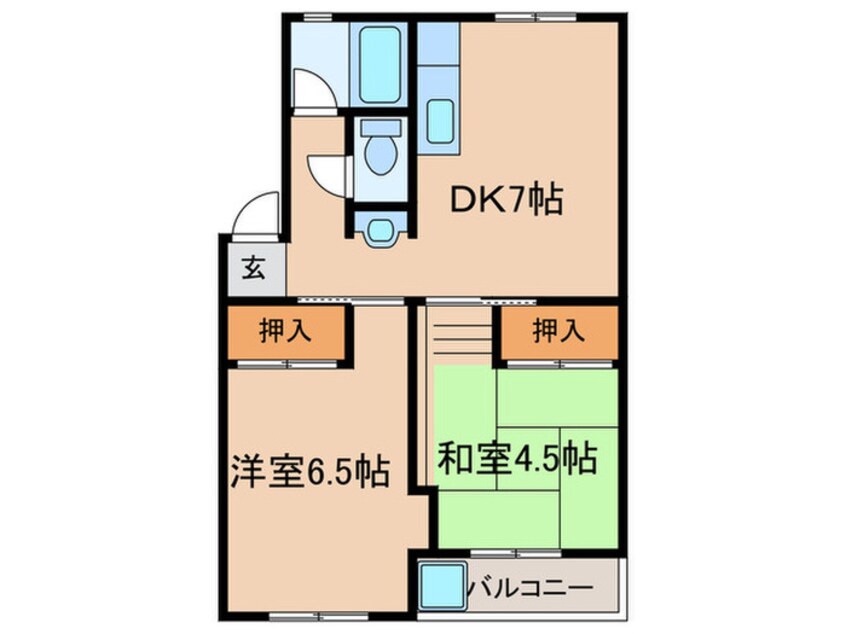 間取図 ハイツ瑞原