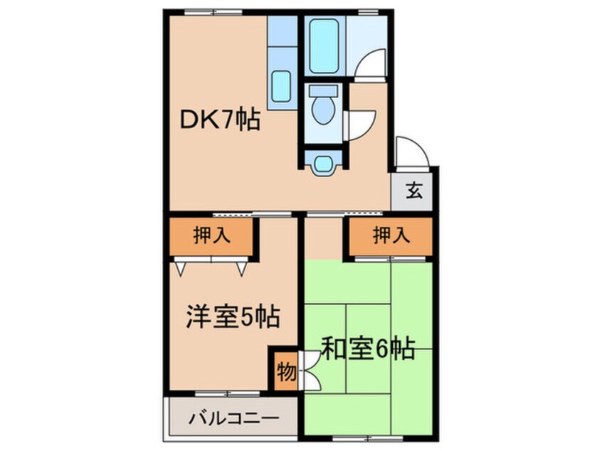 間取図 ハイツ瑞原